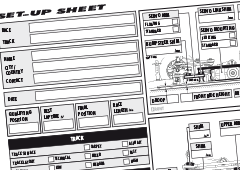 Set-Up Sheet Blank