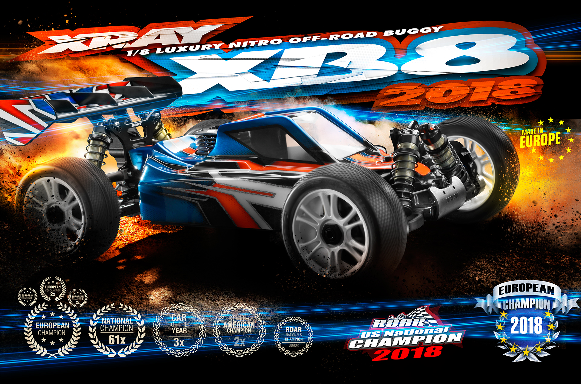 Features | XRAY XB8'18
